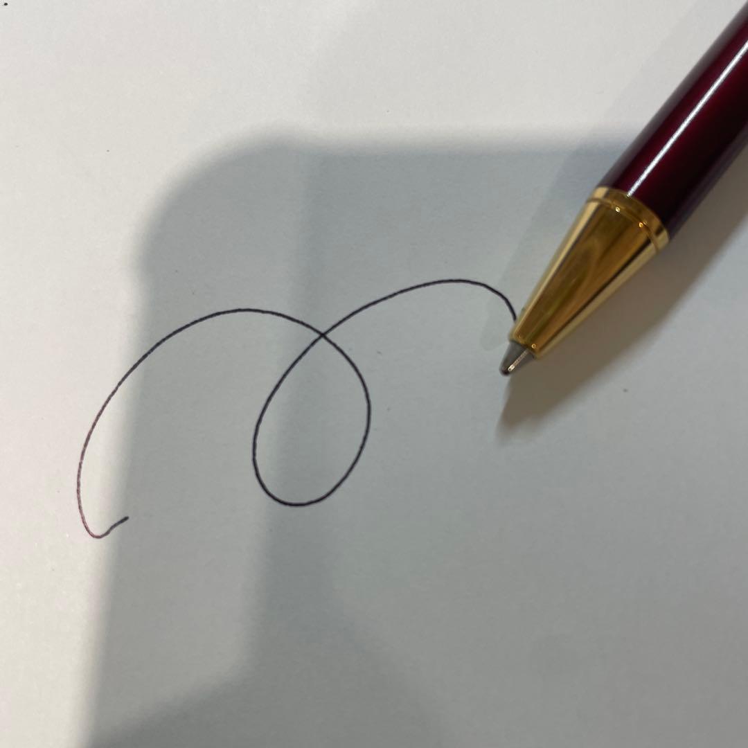 Cartier 赤 ボールペン