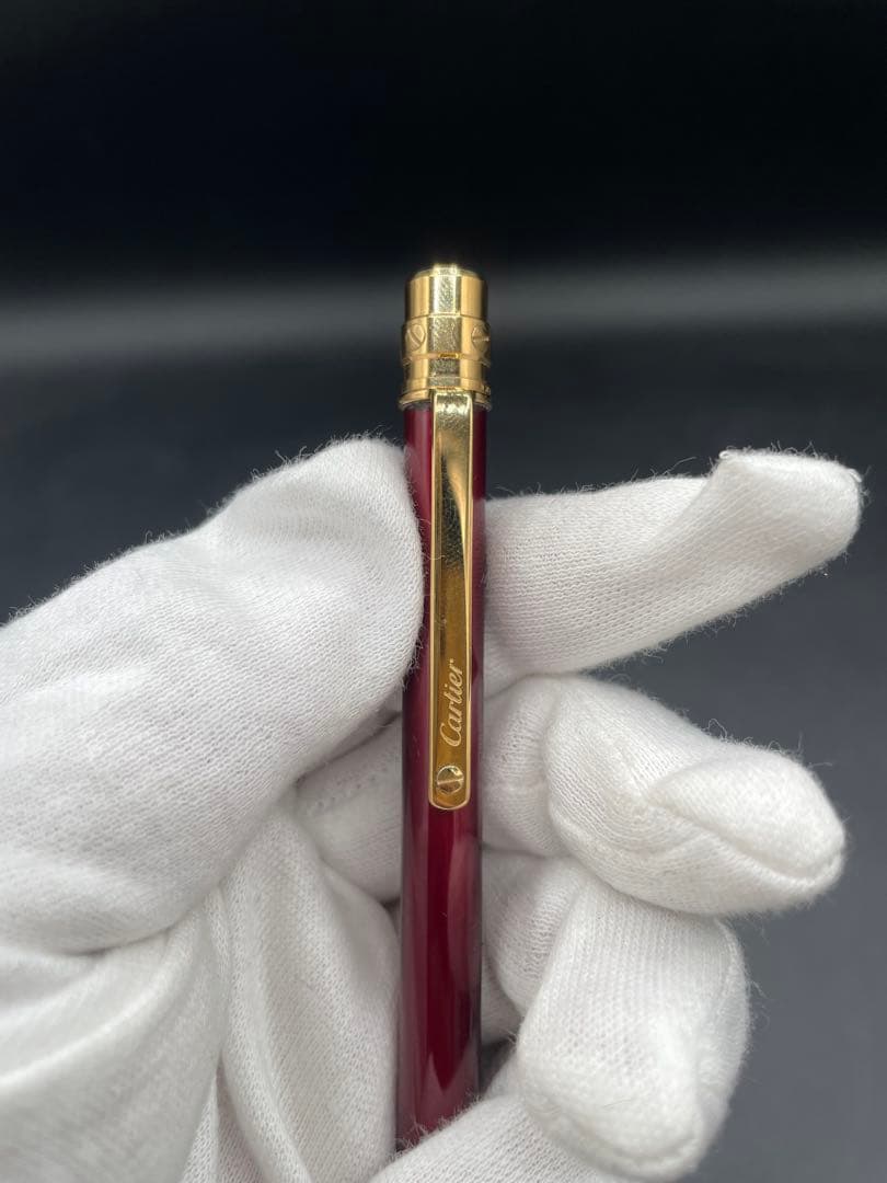 Cartier 赤 ボールペン