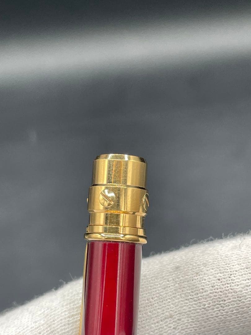 Cartier 赤 ボールペン