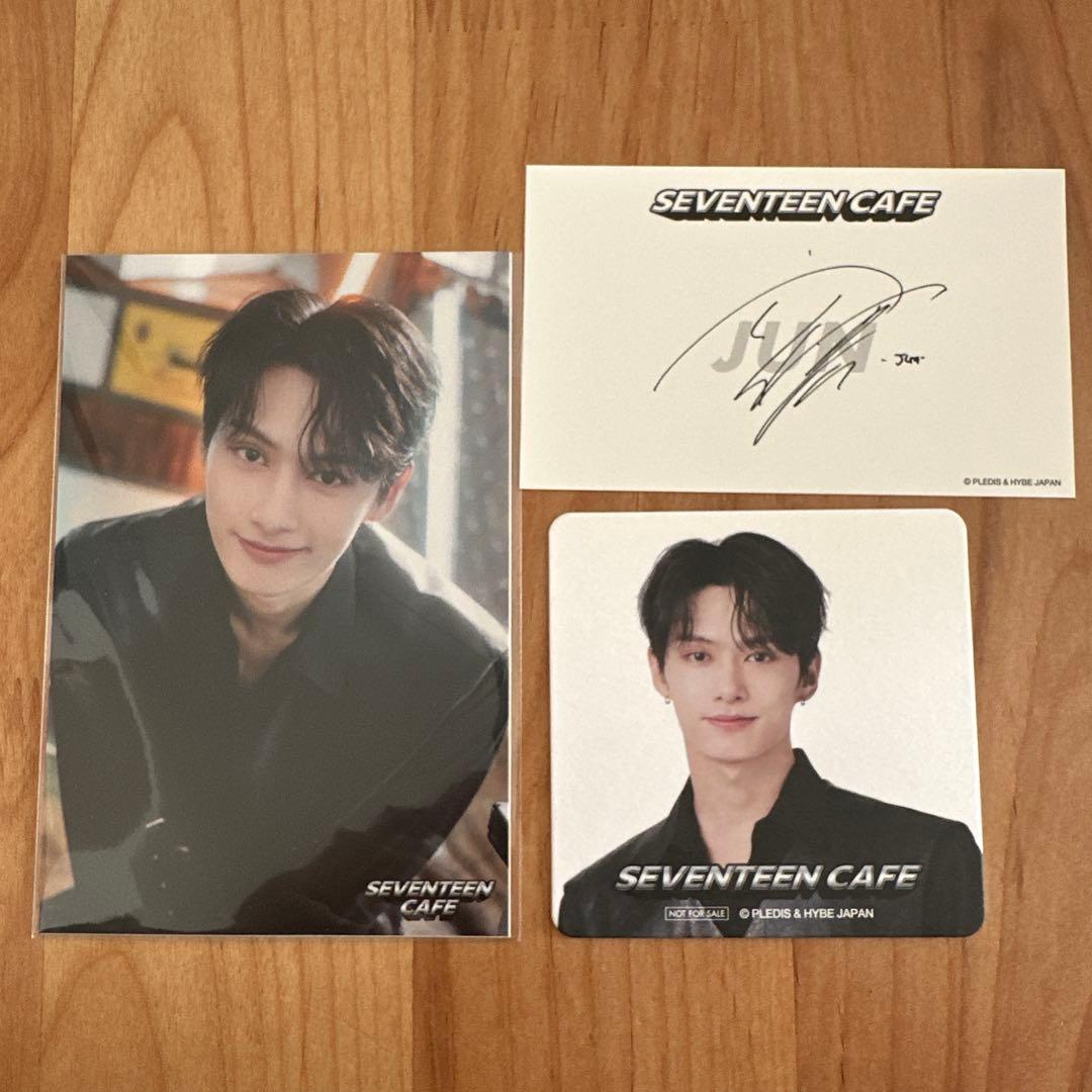 SEVENTEEN CAFE 2023 ジュン ポストカード コースターセット