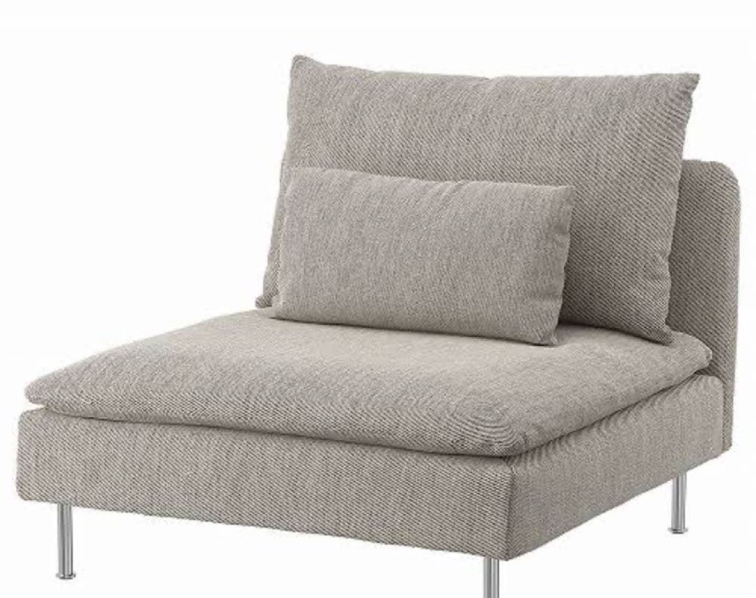 IKEA イケア SÖDERHAMN ソーデルハムン 1人掛けソファ グレー