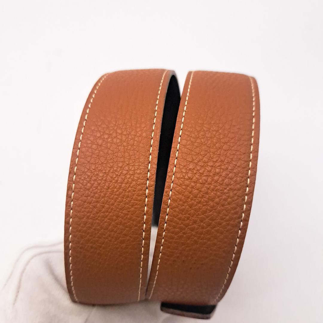 エルメス HERMES コンスタンス リバーシブル ベルト シルバーバックル