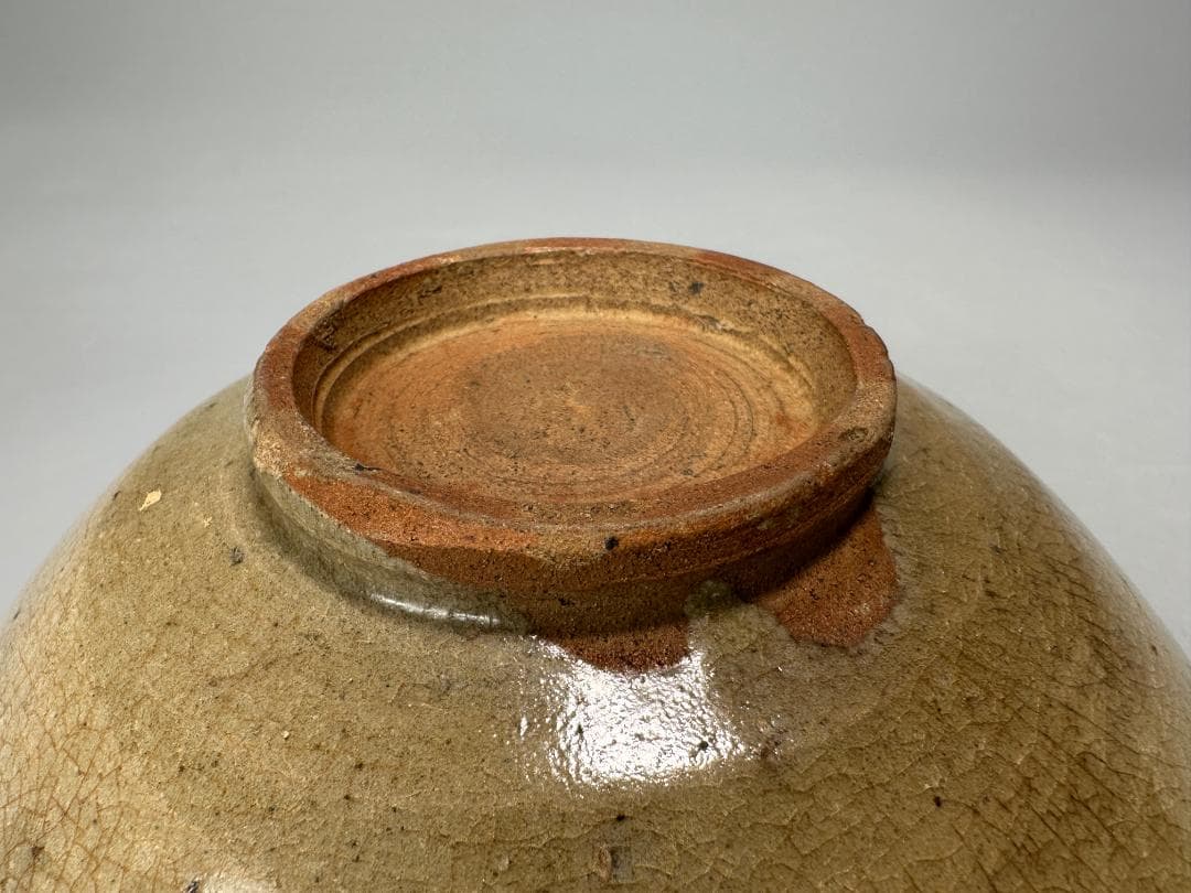 李朝時代　李朝　平茶碗　茶碗　 時代共箱