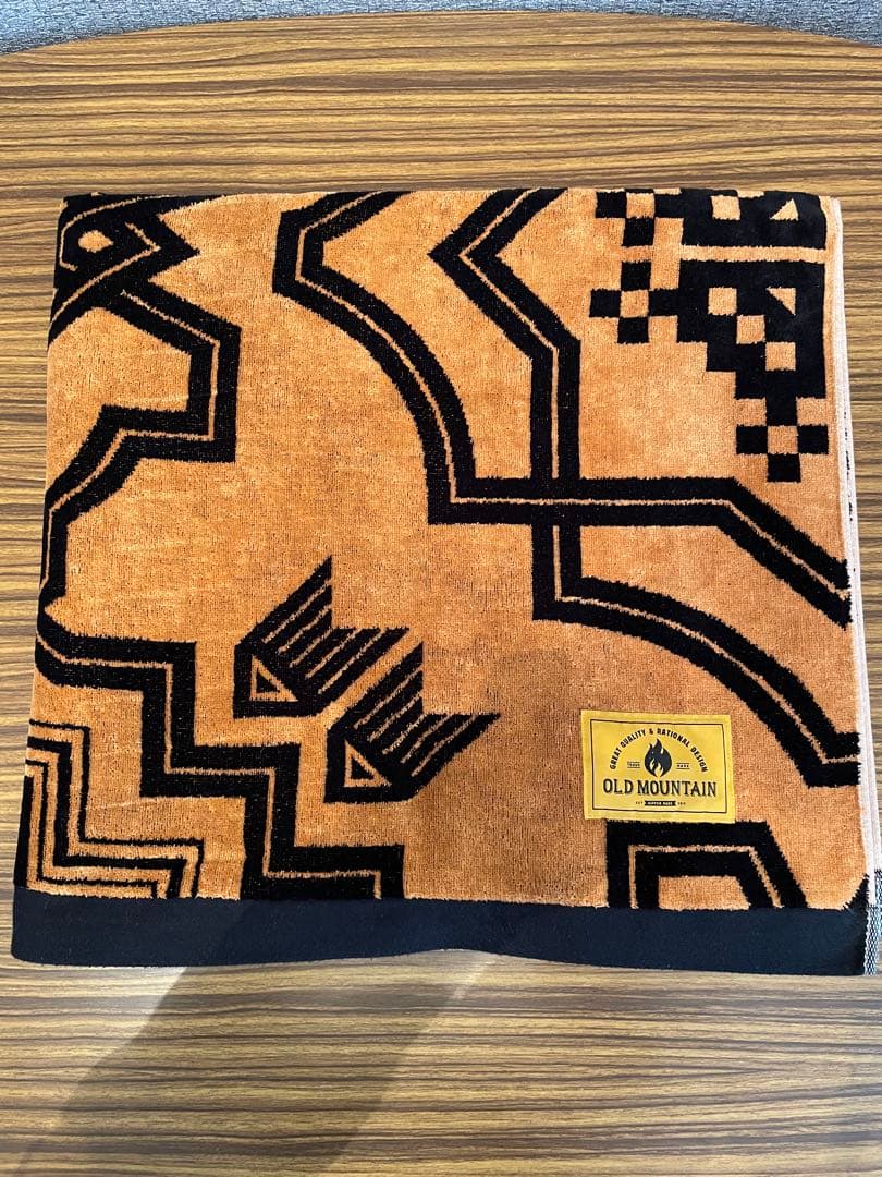 OLD MOUNTAIN ブランケット　キャメル　kakemono 夏