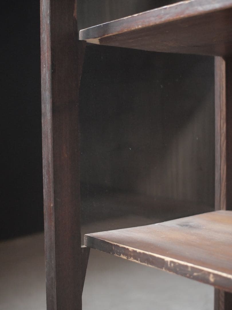 ショーケース　ゆらゆらガラス　古家具　古道具　アンティーク　レトロ