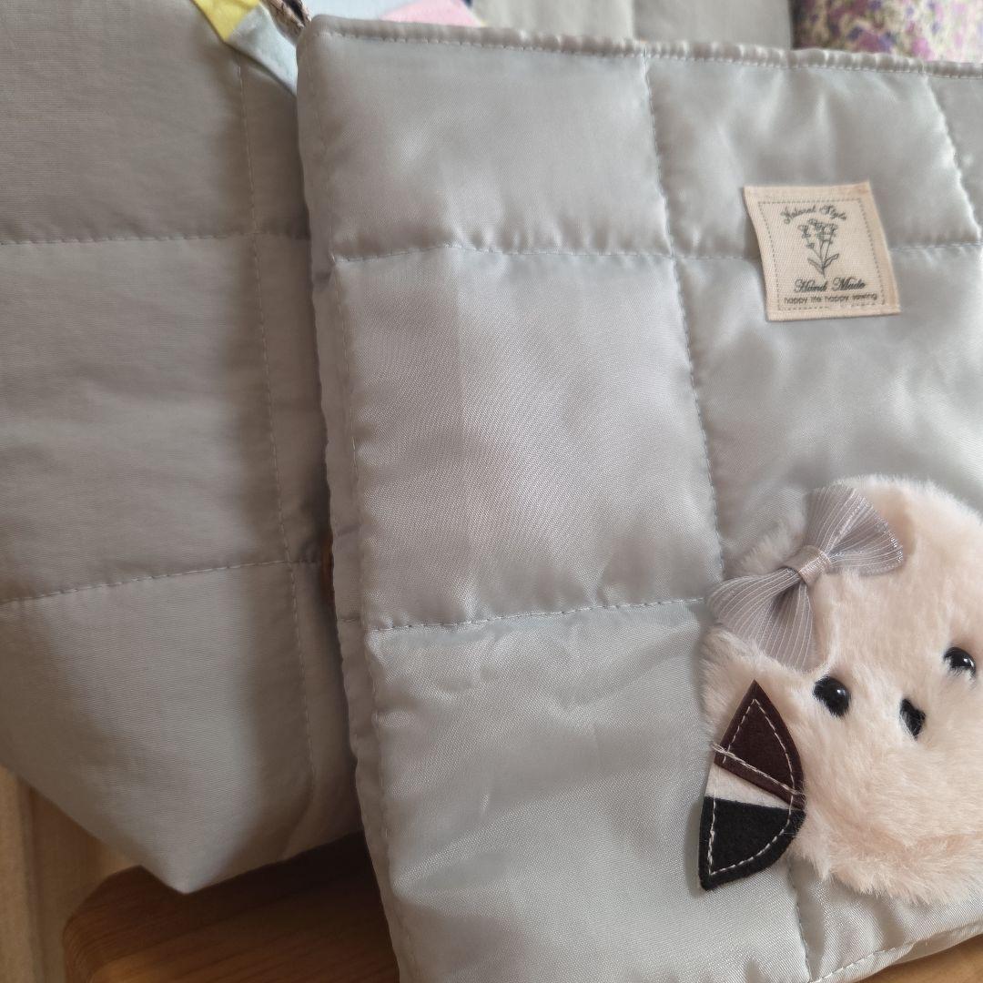 ●いちご●もふもふシマエナガ　ハンドメイド　肩がけ&ショルダー