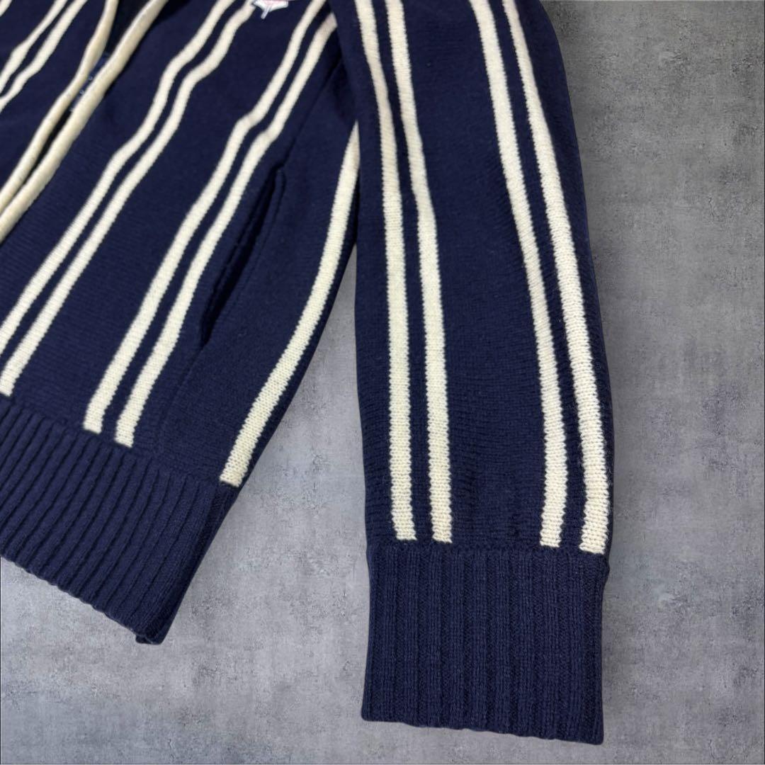 美品 BEAMSGOLF ビームスゴルフ ニット エアシャット ジップジャケット