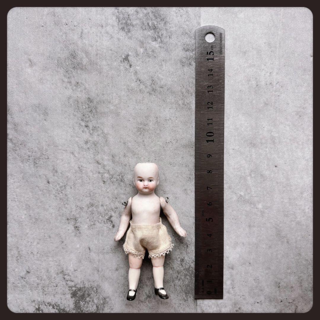 レアアンティーク 極小ミニョネット　ヴィンテージガラスケース付き