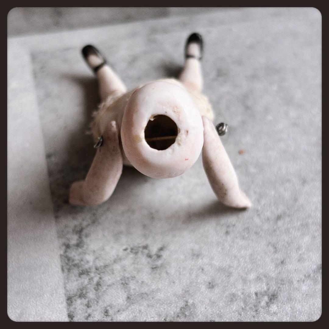 レアアンティーク 極小ミニョネット　ヴィンテージガラスケース付き