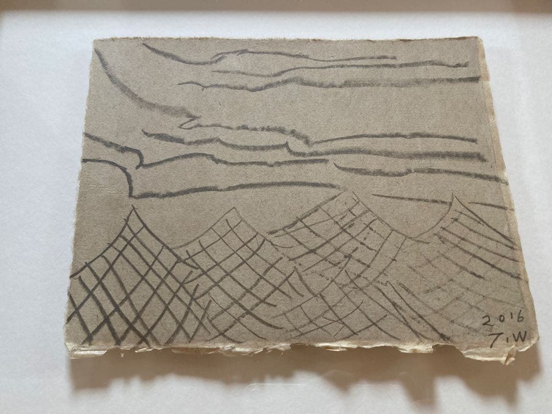 わだときわ　リトグラフ　和紙　暮らしの手帖