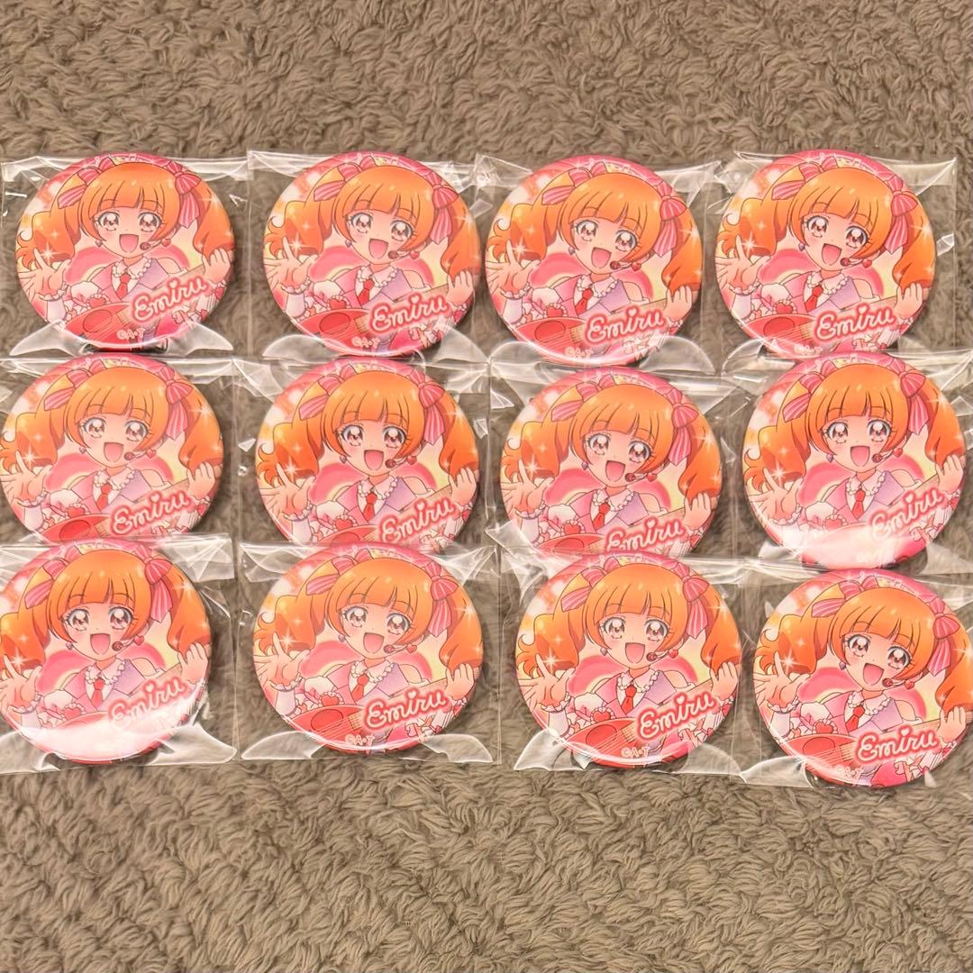 プリキュア 春フェス えみる 缶バッジ