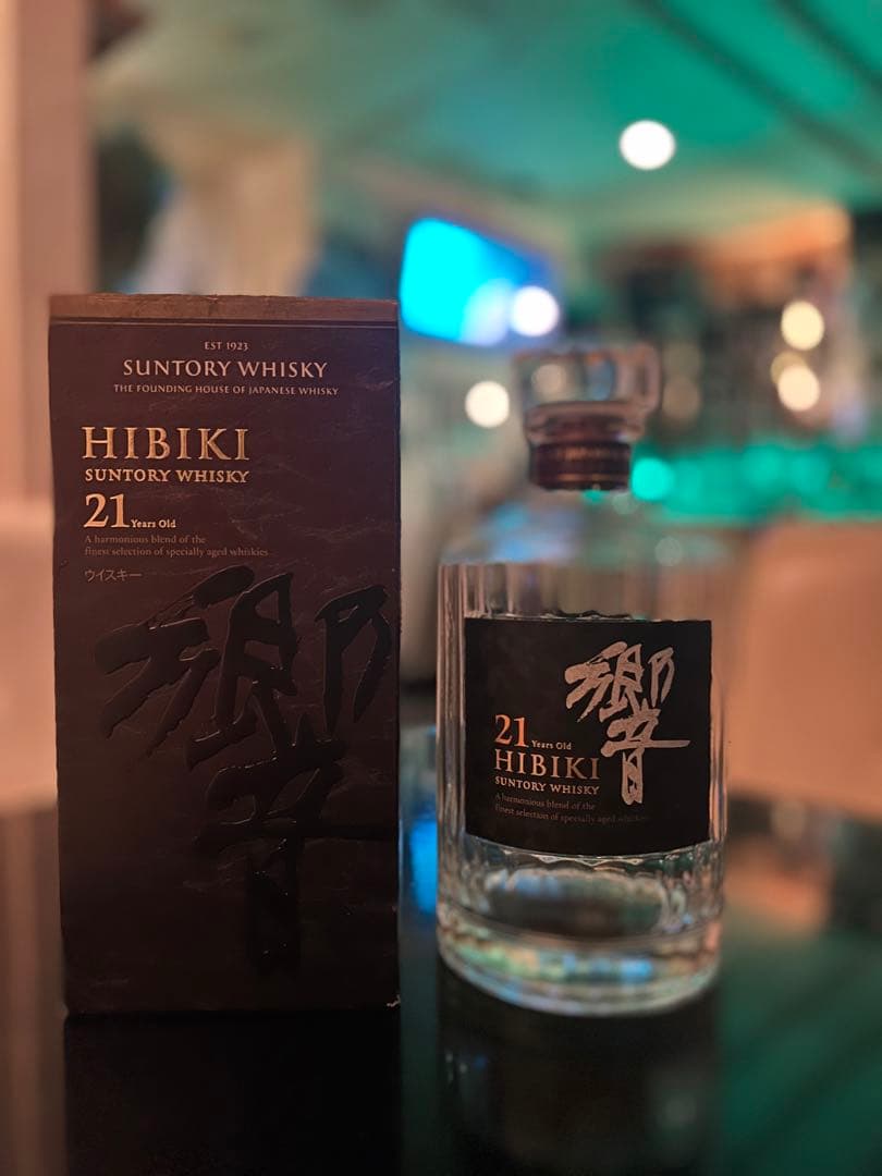 Hibiki 21年 ウイスキー　空き瓶