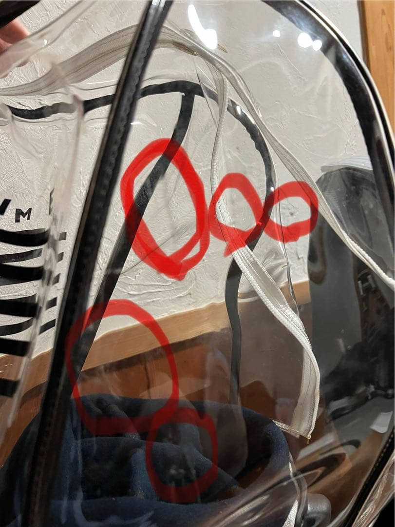 ムータマリン　クリアキャディバッグ　希少ツアーモデル　muta MARINE