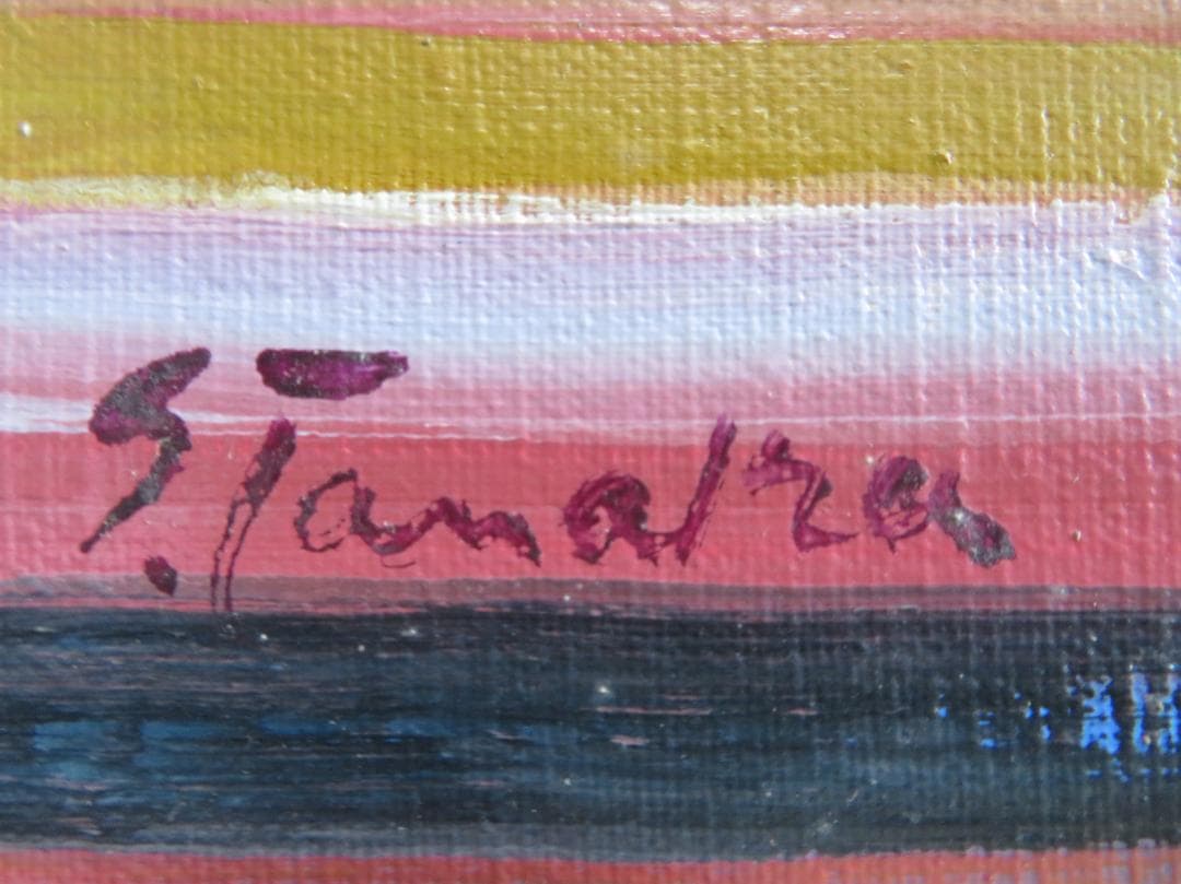 ◆田中繁吉　「薔薇」　油彩　F6号　 創元会理事長　 日展参与 　師:藤島武二◆