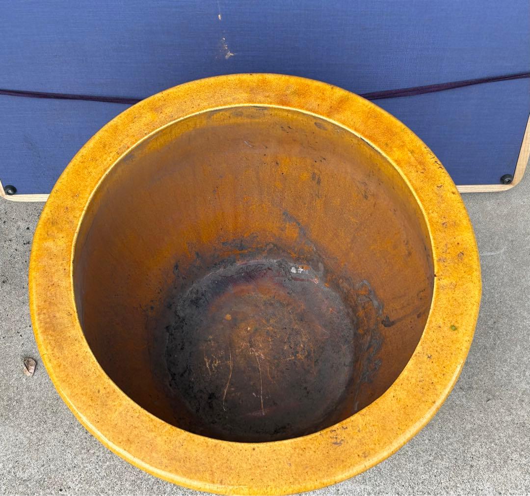 中国　三彩　蓮鷺紋鉢　送料込み0420