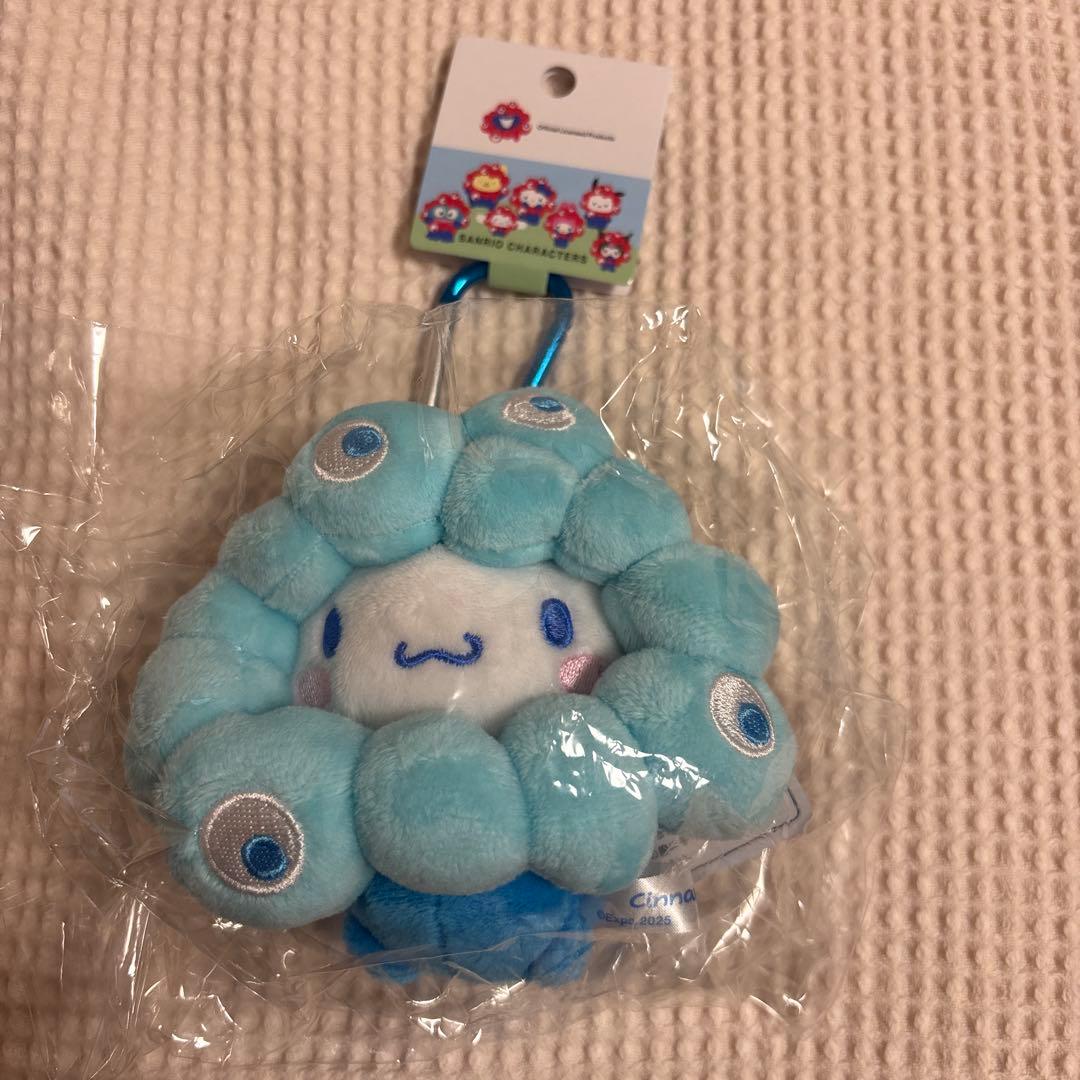 サンリオ 万博 ミャクミャク シナモン ぬいぐるみ