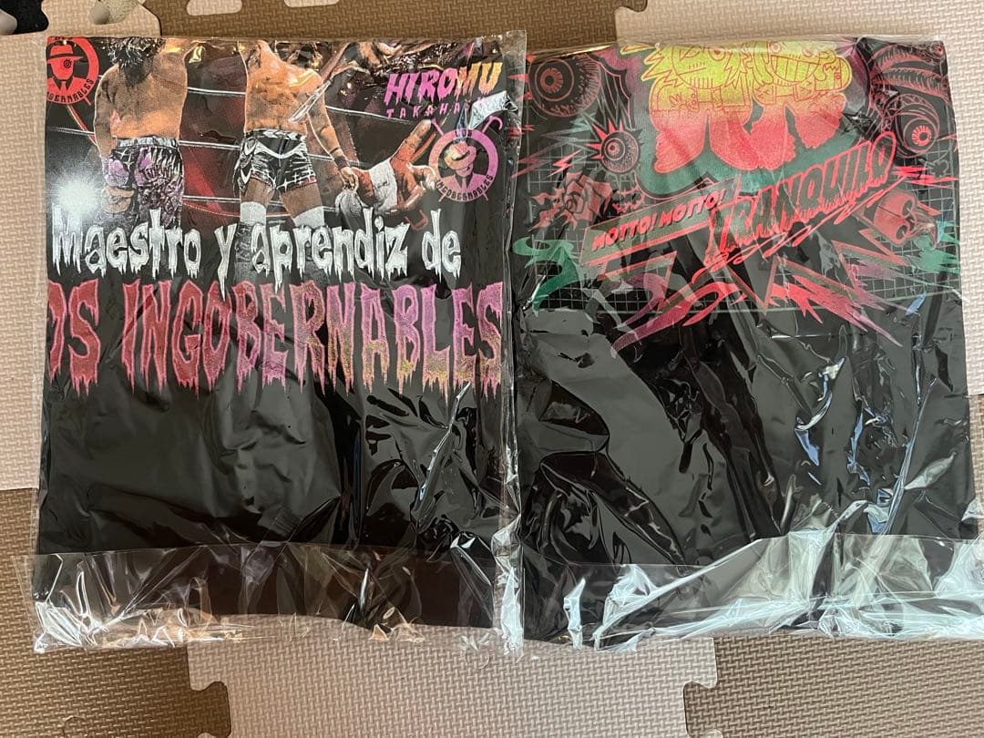 【完売品】内藤哲也×高橋ヒロム　2枚セットtシャツ Lサイズ