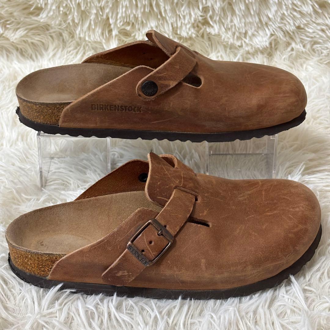 【美品】BIRKENSTOCK ビルケンシュトック　ボストン　レザー　36