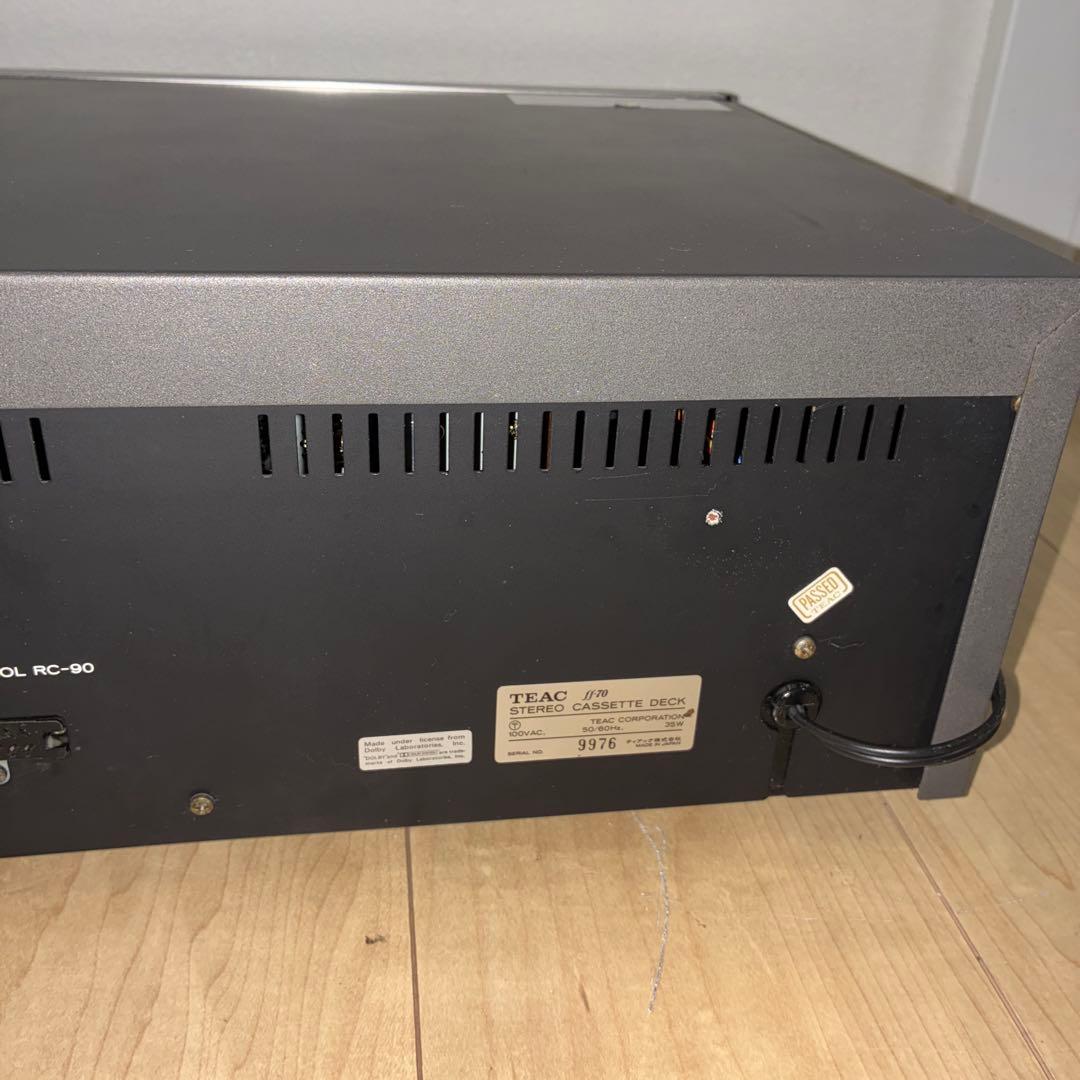 ジャンク　希少　TEAC FF-70 カセットデッキ ティアック