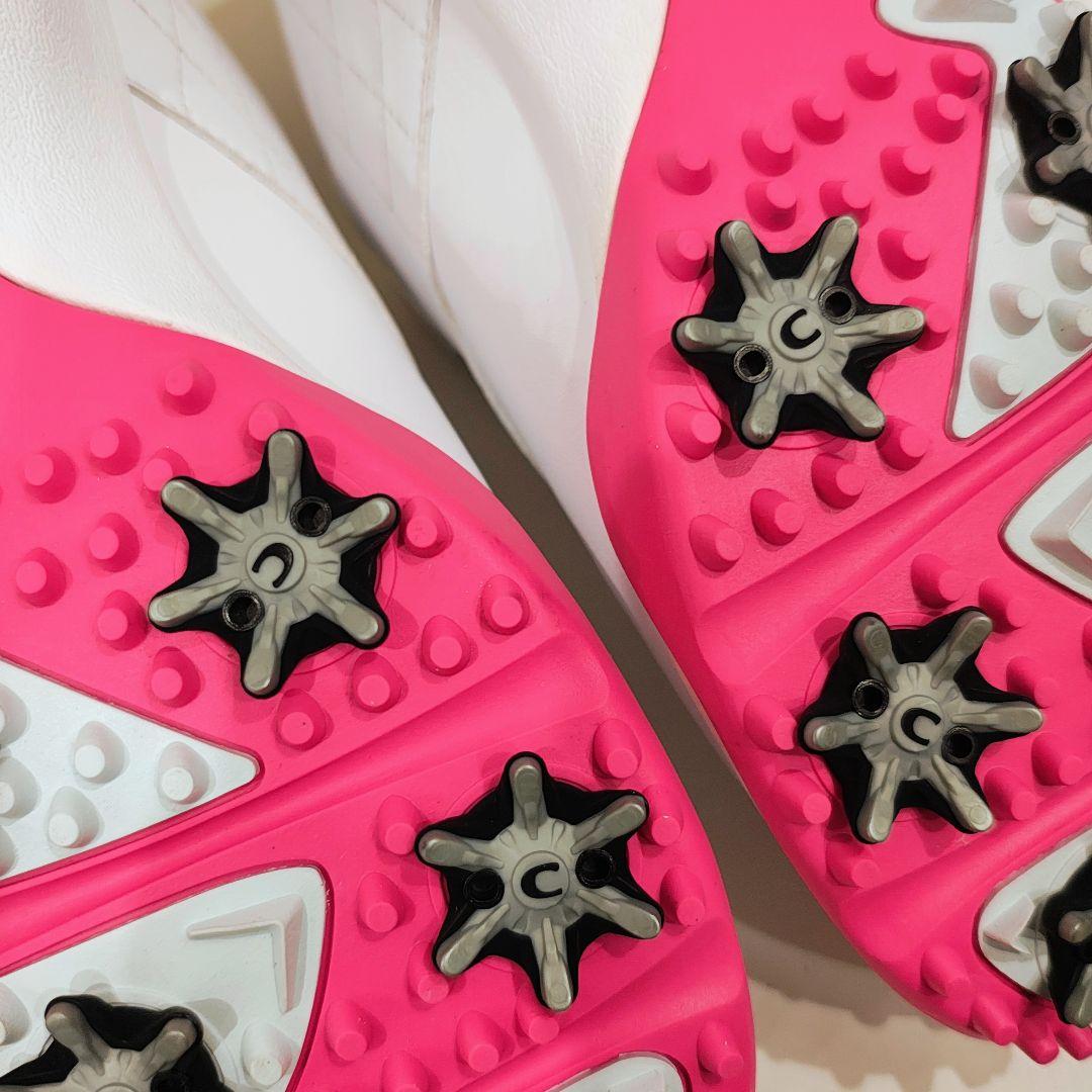 Callaway キャロウェイ ゴルフシューズ 女性用 ホワイト/ピンク 未使用