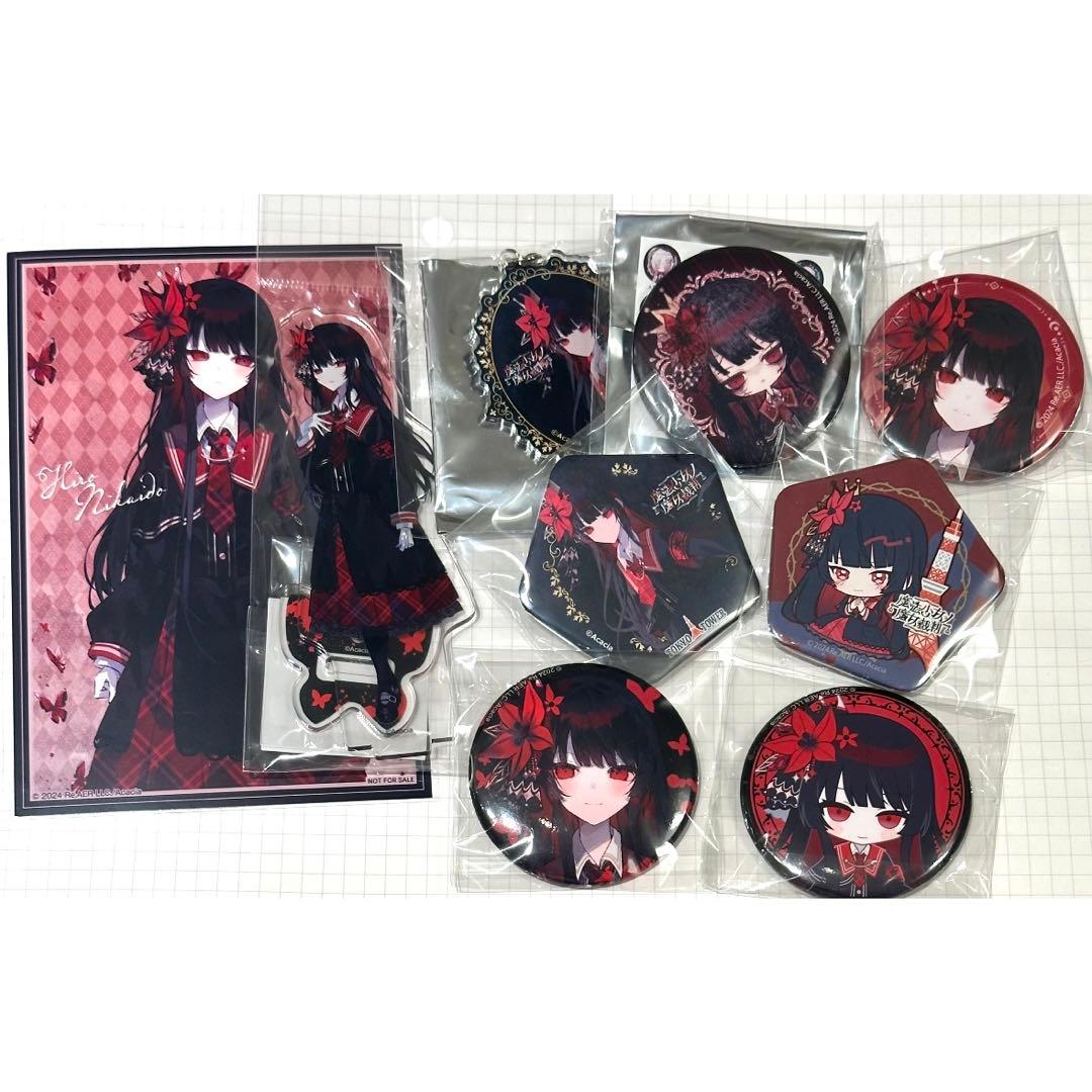 魔法少女ノ魔女裁判　タワレコ　特典　ポストカード　缶バッジ　アクキー　ヒロ