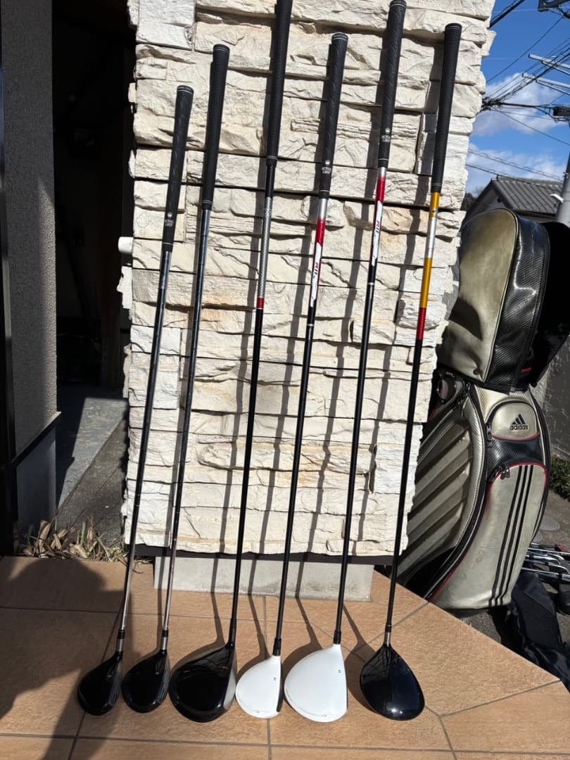 〈値下げ！〉【TaylorMade】中古ゴルフクラブ　セット＋おまけ