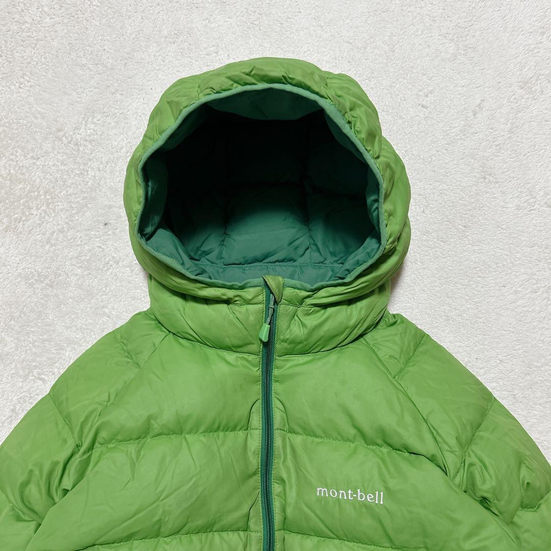 s*a様 y2k 短丈 モンベル down jacket parka グリーン