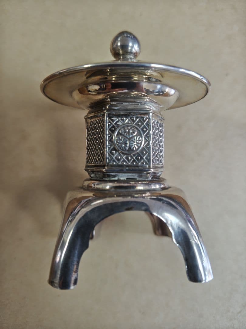 珍品　明治初期 銀製 香炉、アンティーク