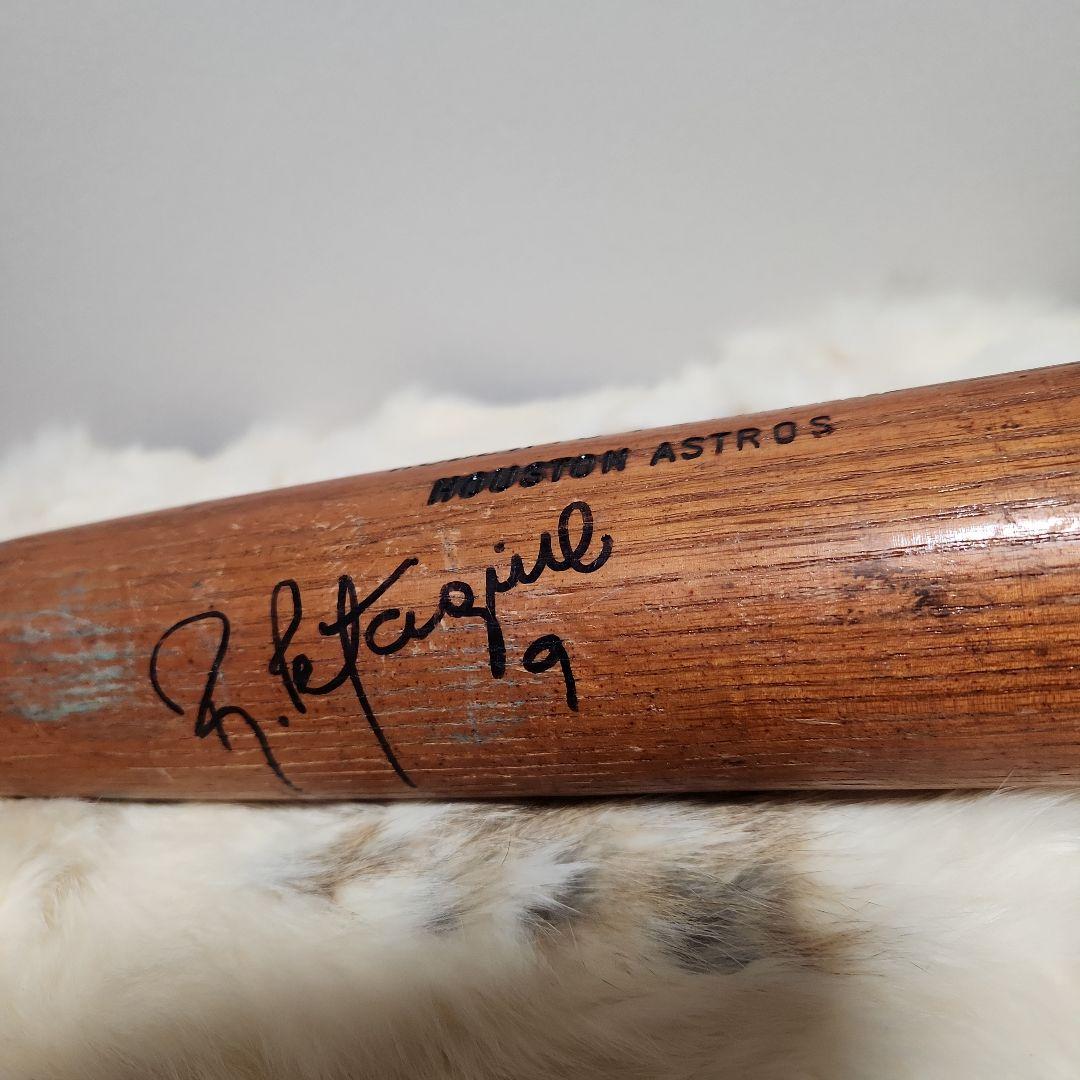 ロベルト ペタジーニ　HOUSTON ASTROS時代のサイン入りバット