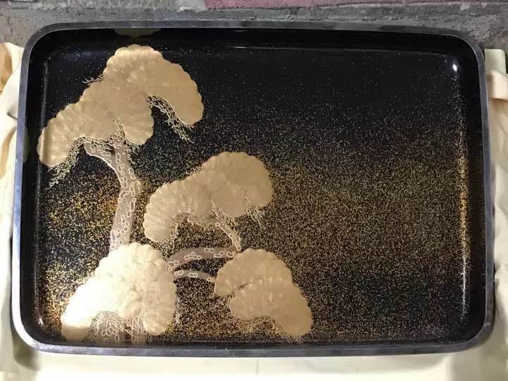 骨董品    お盆  飾り物    置物   工芸品