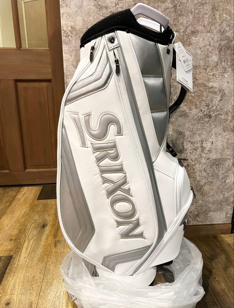 Srixon ゴルフバッグ 9.5型 ホワイトシルバー