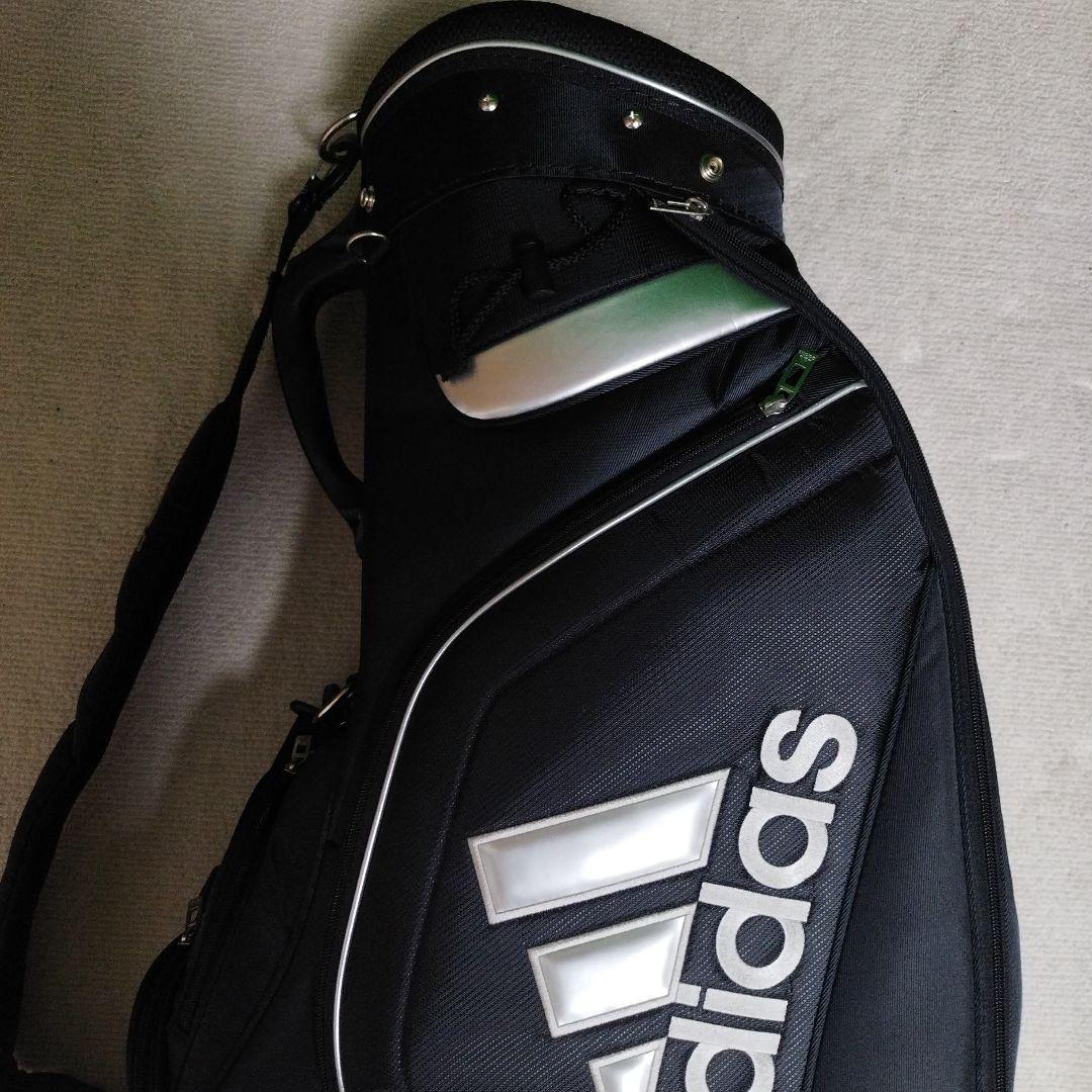 美品　adidas 黒 軽量キャディバッグ　int