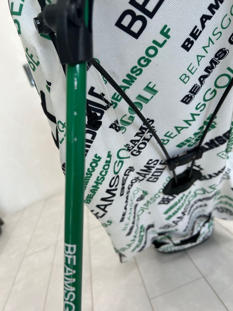 BEAMS GOLF マルチロゴ スタンドキャディバッグ　ヘッドカバー付属