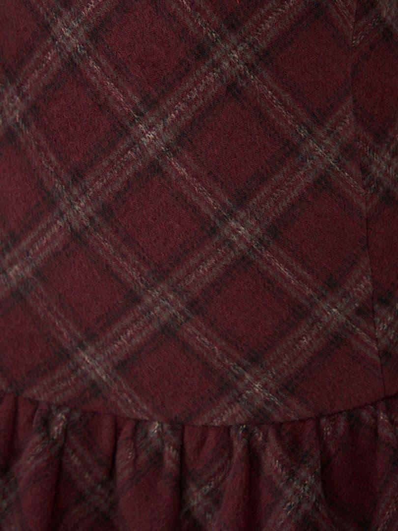 Darich/ダーリッチ/ミニワンピース/ボルドー/FL/新品未使用タグ付