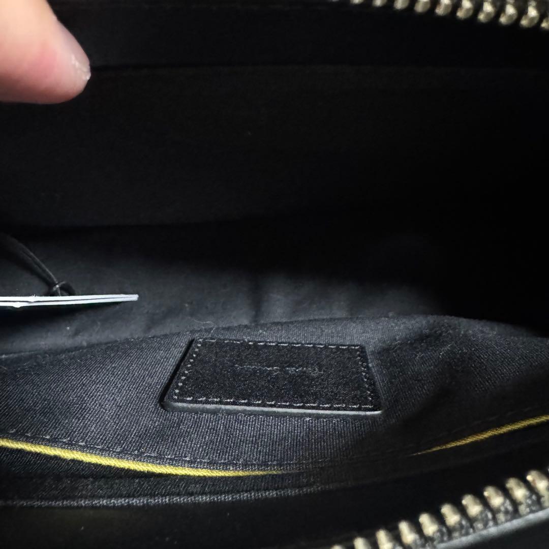 10 未使用品/ポールスミス ショルダーバッグ 2WAY レザー エンボス