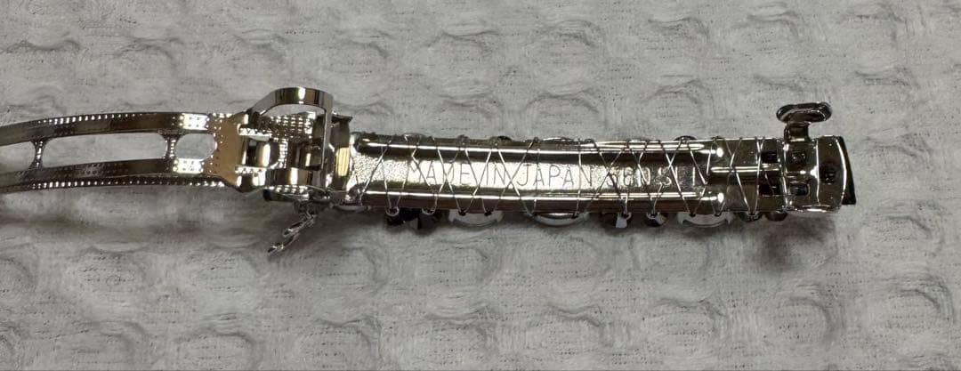 コンプレックスビズ レディアリーストーン バレッタ ブラックミックス