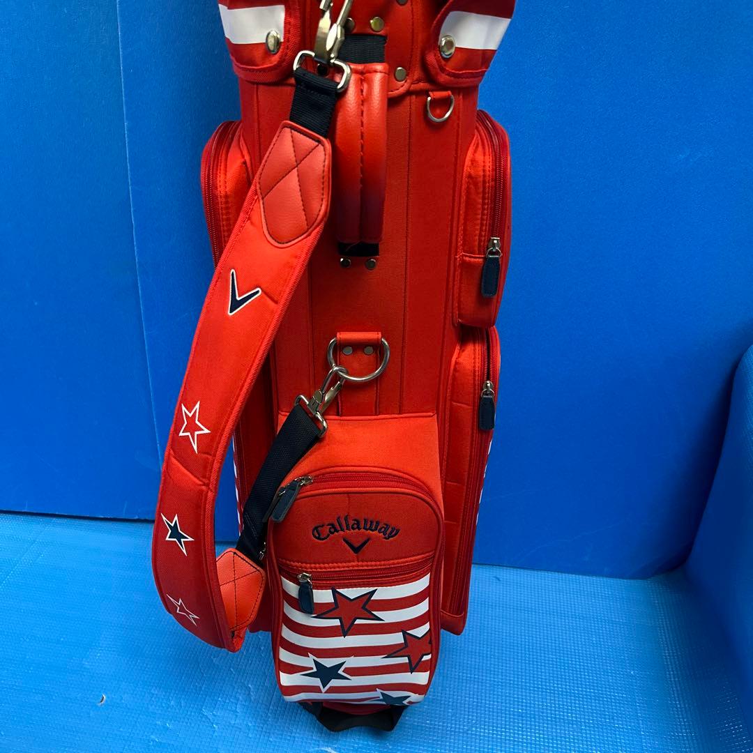 Callaway ゴルフキャディバッグ 赤
