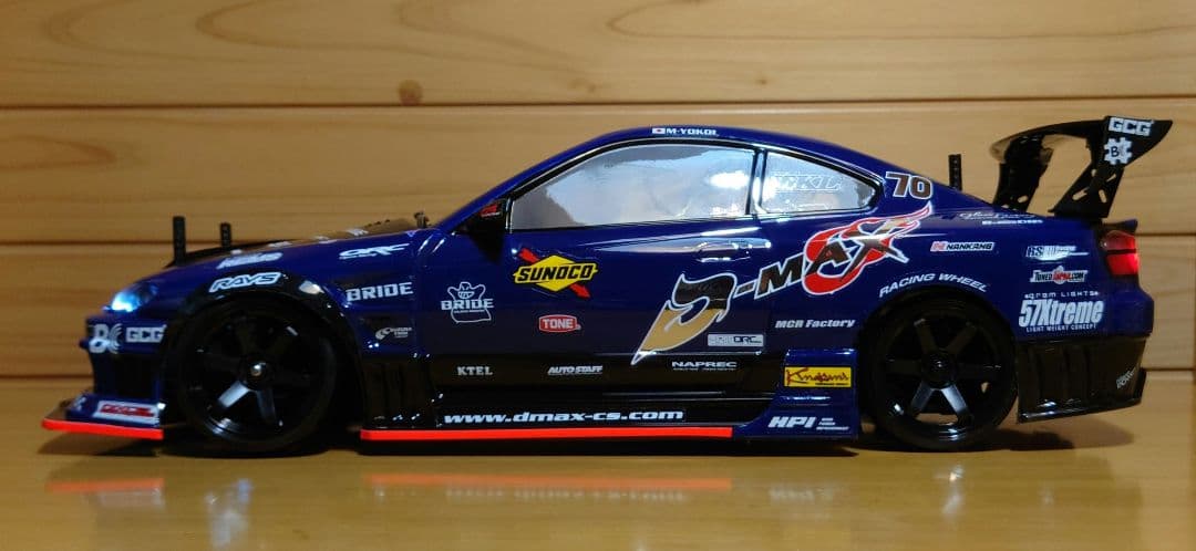 ①D-MAX横井昌志S15ボディLED付＆②ドリパケスープラRTR白フルセット新