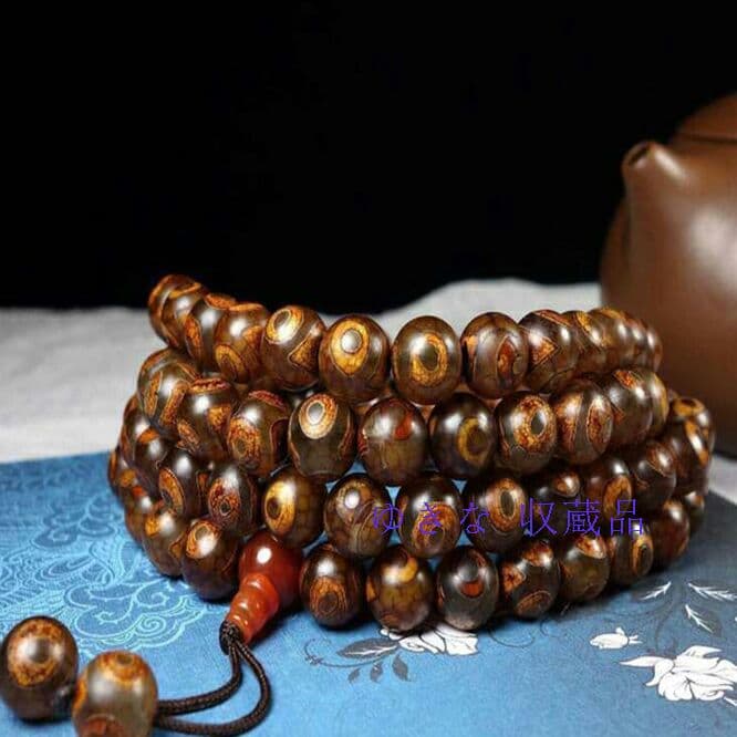 瑪瑙の108粒の仏珠の男女は玉髄の天珠のネックレスのチェーンを兼用します?