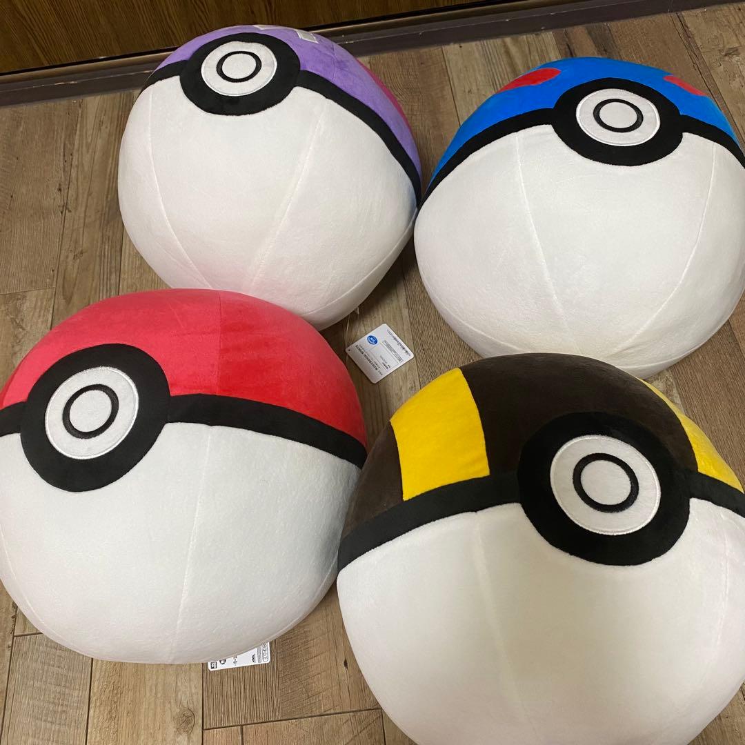 ポケモンボールぬいぐるみ 4種類セット