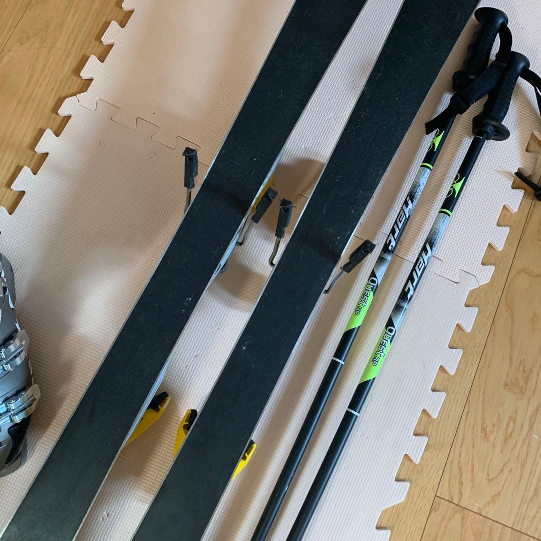 ELANスキー3点セット スキーブーツREXXAM ポール ストックHART