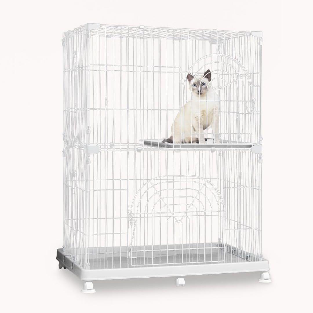 新品未開封　ペットケージ　白