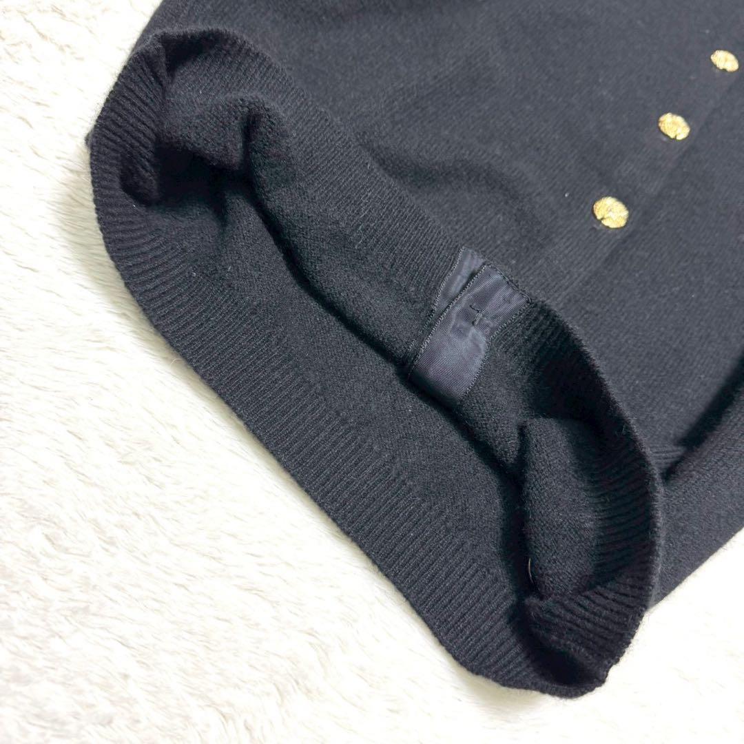 美品✨ BALLANTYNE バランタイン カシミヤ ニットカーディガン 黒