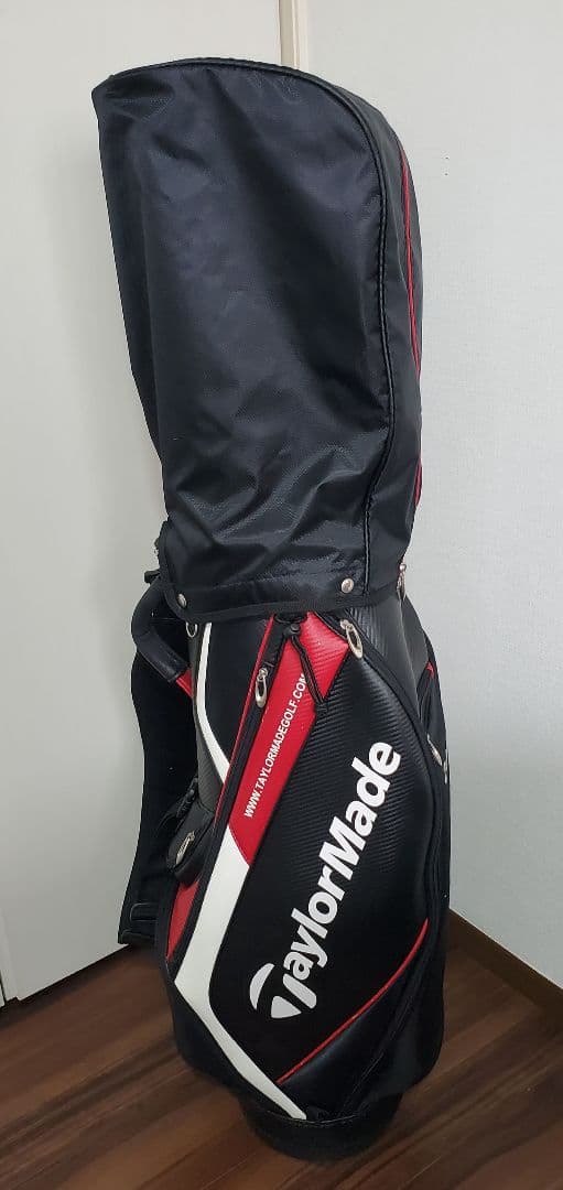 ～美品～　テーラーメイド　キャディバッグ　ゴルフ　TaylorMade 　赤黒