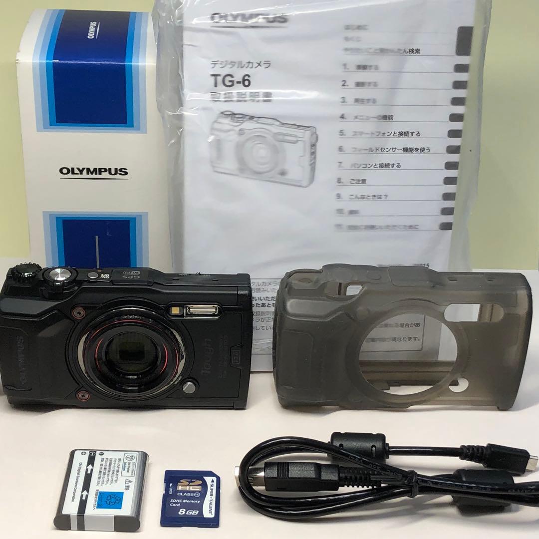 OLYMPUS TG-6 工一郎 デジカメ 『付属品＋SDカード』