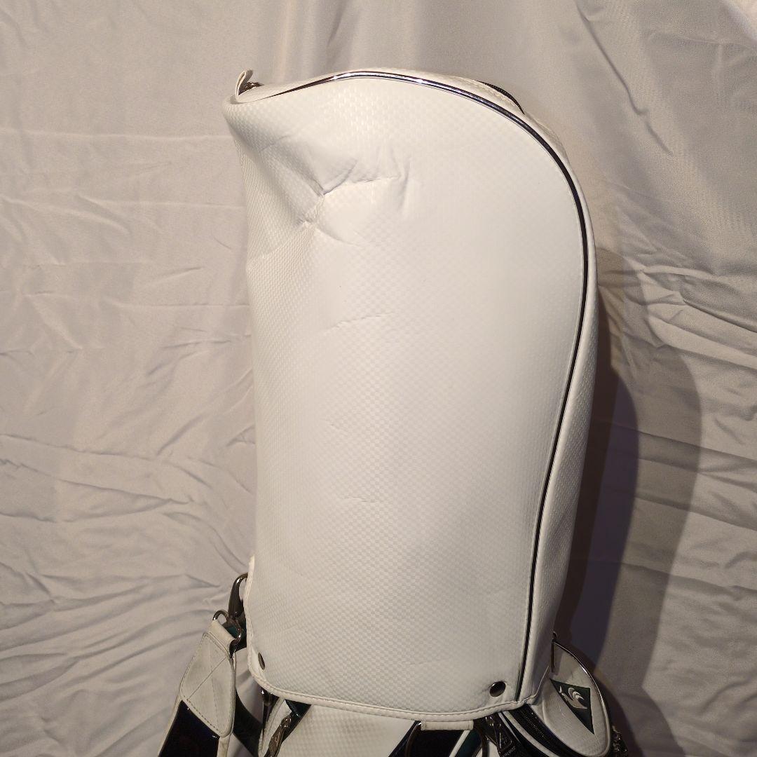 ルコックスポルティフ ゴルフ キャディバッグ９型【ホワイト】美品！