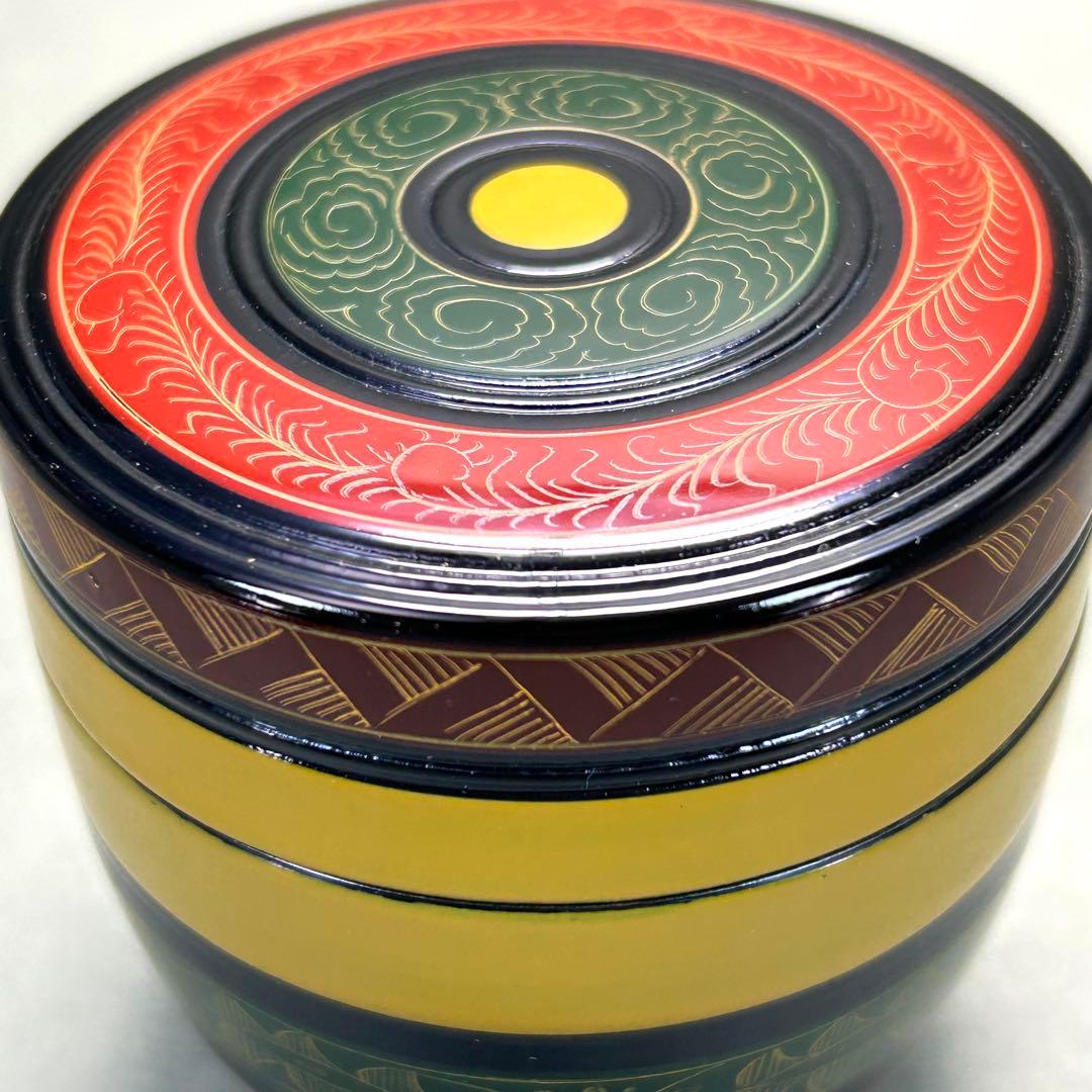 棗　『中嶋宗峰　唐物写　独楽中棗』　漆器　お茶道具　茶道　共箱　工芸品