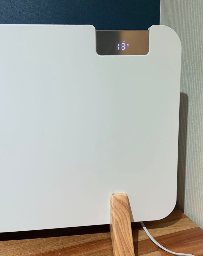 moku パネルヒーター 2023年製 800w ホワイト 白 静音 ここぽか