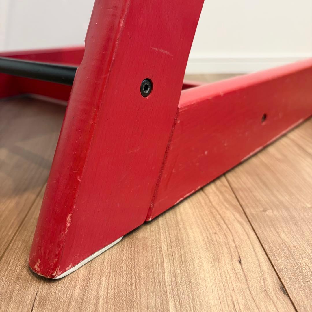 STOKKE！ストッケ トリップトラップ ベビー キッズチェア 椅子 レッド赤