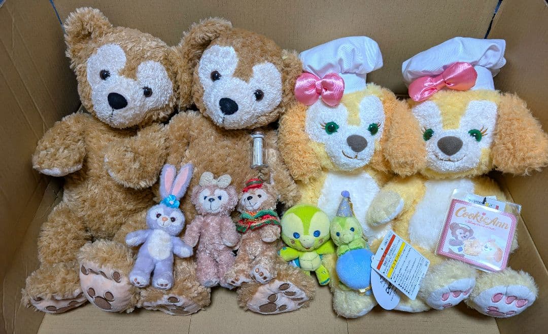 ディズニーお土産　ダッフィー・シェリーメイ・クッキーアン ぬいぐるみまとめ売り